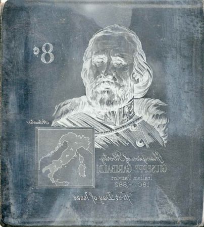 US Artmaster Scott 1169 1960  Giuseppe Garibaldi, 8c - Plate