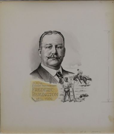 US Artmaster Scott 1187 1961 Frederic Remington - Artwork