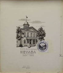 US Artmaster Scott 1248 1964 Nevada Statehood  - Artwork