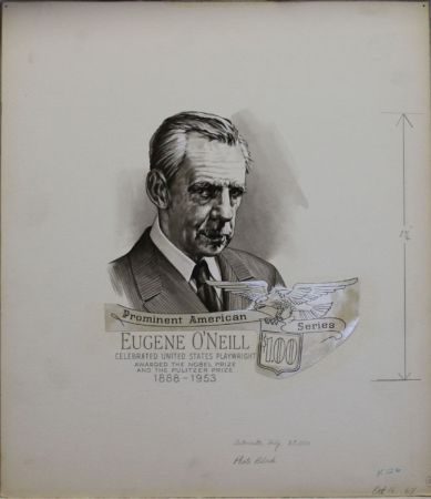 US Artmaster Scott 1294 1965 - 78 Eugene O'Neill  - Artwork