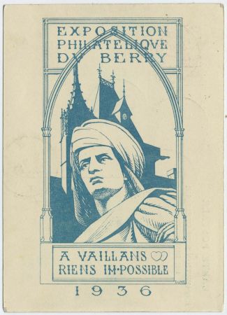 France 1936 1st Flight Vichy - Bourges