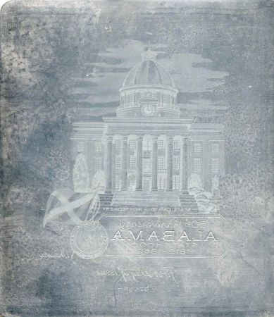 US Artmaster Scott 1375 1969 Alabama Statehood - Plate