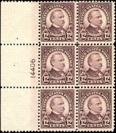 US 564 NH F - VF  Plate Block cv $160