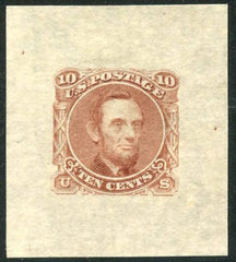 US 116E1g Essay XF 10 cent Lincoln - PFC