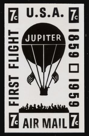 US C54 Balloon Jupiter Photo Essay, 1959 Airmail