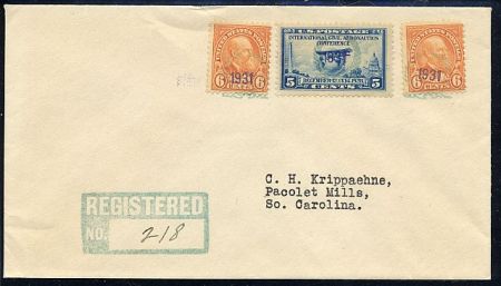 US Illinois, Chicago Ridge 638, 650 Fancy Cancel Cover, Wreath
