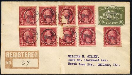 US Montana, Antelope 599 U532 Fancy Cancel Cover, Antelope Cancel