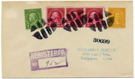 US Pennsylvania, Sharpsville 599, 632, 642  Fancy Cancel Cover, Oval grid