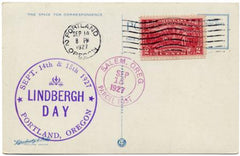 US 1927 Lindbergh Day PPC, 644 Wizard Island