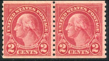 US 599a F -  VF + NH Pair