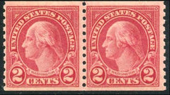 US 599a F -  VF + NH Pair