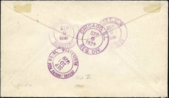 US Illinois, Joliet  554, 561, 638 Fancy Cancel Cover
