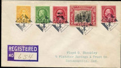 US Kentucky, Ed 552, 554, 562, 646, 651 Fancy Cancel Cover,  Knights of Columbus