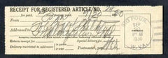 US West Virginia, Big Four 554, 557, 564, 688 Fancy Cancel Cover, "4" Cancel