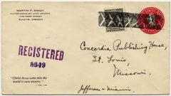 US Oregon, Eugene 566, U429 Fancy Cancel Cover