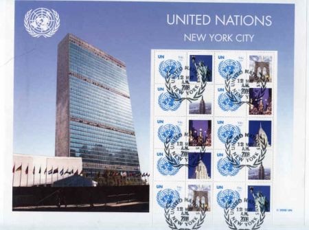 UN Personalized Sheets S24 2008 NY Int'l Rate 959