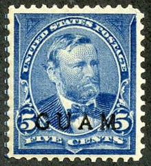 US Guam 5 Possessions VF LH