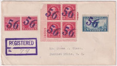 US Arkansas, Fifty-Six 634, 650, 681 Fancy Cancel Cover, Solid Numerals