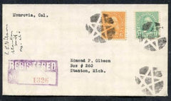 US California, Monrovia 563, 638 Fancy cancel Cover, Star
