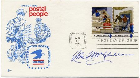 US 1495 -1496 FDC Signed by Senator John McClellan