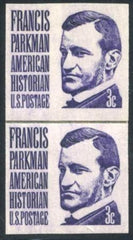 US 1297a Error  VF NH Line pair imperf - shiny gum cv 45.00