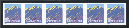 US 2904c Error VF NH Imperf PNS (6) Number S111 Counting number on back cv datz 550.00