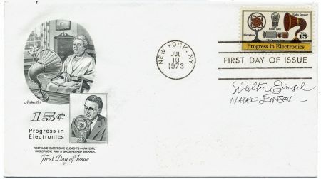 US 1502 FDC Signed by the designers, Walter & Naiad Einsel