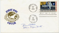 US C76 on FDC Signed by Apollo Project Director, R. A. Petrone