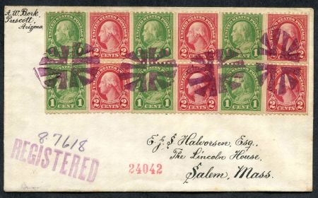 US Arizona, Prescott 604, 606 Fancy Cancel Cover, Oval