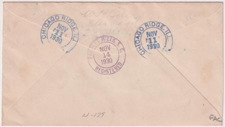 US Illinois, Chicago Ridge 552, 558, 560, 689 Fancy Cancel Cover, Peace