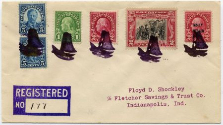 US Kentucky, Boat 632, 634, 637, 646, 651 Fancy Cancel Cover