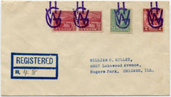 US Kentucky, Gilley 563, 645, 684 Fancy Cancel Cover