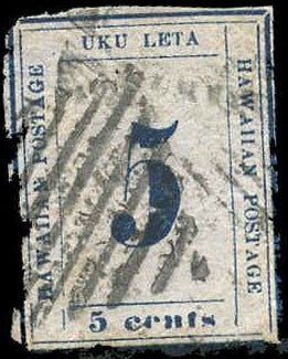 US Possessions - Hawaii 21 F - VF Used with faults cv $700
