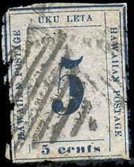 US Possessions - Hawaii 21 F - VF Used with faults cv $700