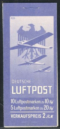Germany C28 (10) C30a NH Mint VF Exploded Booklet cv $1,900