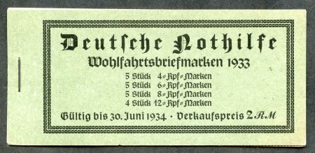 Germany B50b, B53b VF - NH Wagner Opera Unexploded Booklet