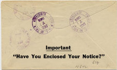 US Colorado, Pueblo 697  Fancy Cancel Cover, Circle Target