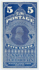 US PR5 Newspaper Mint VF cv $225