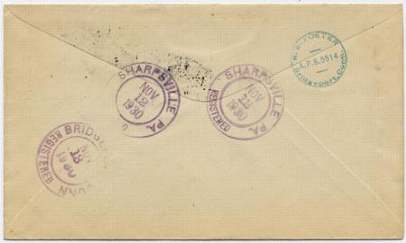 US Pennsylvania, Sharpsville 599, 632, 642 Fancy Cancel Cover