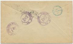 US Pennsylvania, Sharpsville 599, 632, 642 Fancy Cancel Cover