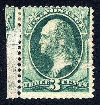 US 158 Bank Notes Hinged  OG Double Paper Variety