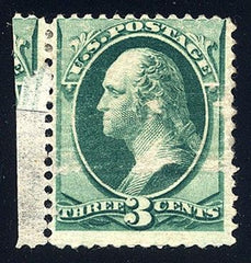 US 158 Bank Notes Hinged  OG Double Paper Variety