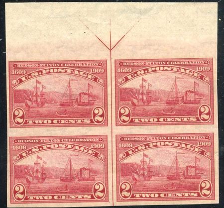 US 373 Early Commemoratives VF NH Top + Left Arrow Blocks