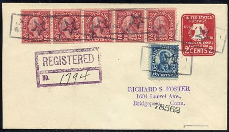 US Pennsylvania, Corry 599, 636, U522  Fancy Cancel Cover Star
