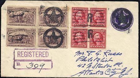US Pennsylvania, Corry 2341, 409, U436  Fancy Cancel Cover Star in Circle