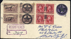 US Pennsylvania, Corry 2341, 409, U436  Fancy Cancel Cover Star in Circle