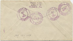 US Pennsylvania, Corry 2341, 409, U436  Fancy Cancel Cover Star in Circle