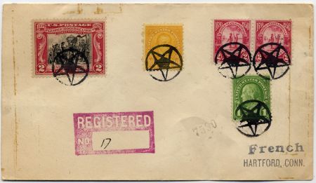 US Kentucky, Ed 552, 562, 651, 683  Fancy Cancel Cover Star in Circle