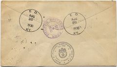 US Kentucky, Ed 552, 562, 651, 683  Fancy Cancel Cover Star in Circle