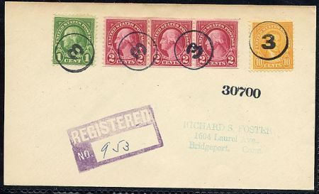 US Pennsylvania, Sharpsville 632, 642, 599  Fancy Cancel Cover